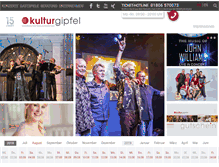 Tablet Screenshot of kulturgipfel.de